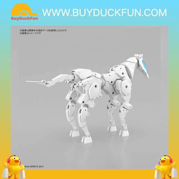 Bandai 30分鐘任務系列 1/144 擴充型載具 (機械馬型Ver.)[白色]