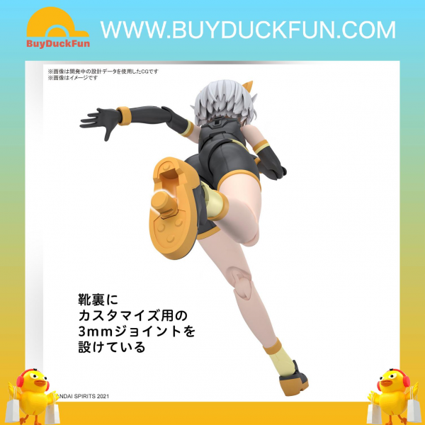 Bandai 30分鐘少女戰線 莉詩達 (小蒼蘭服裝) [A色]
