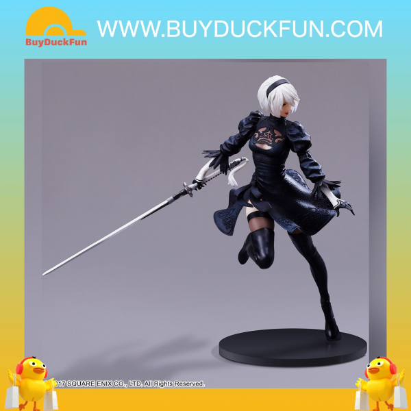 Square Enix NieR:Automata 尼爾:自動人形 Form-ism Figure – 2B(YoRHa No. 2 Type B) No Goggles Ver.