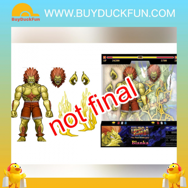 Jada Toys 6" 街頭霸王 | Street Fighter | Blanka Figure (Deluxe)