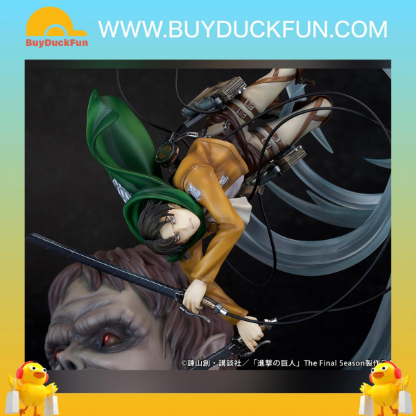 Proof Attack on Titan: Levi vs. Beast Titan ver.里維 vs 獸之巨人