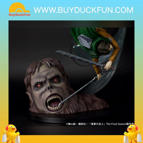 Proof Attack on Titan: Levi vs. Beast Titan ver.里維 vs 獸之巨人