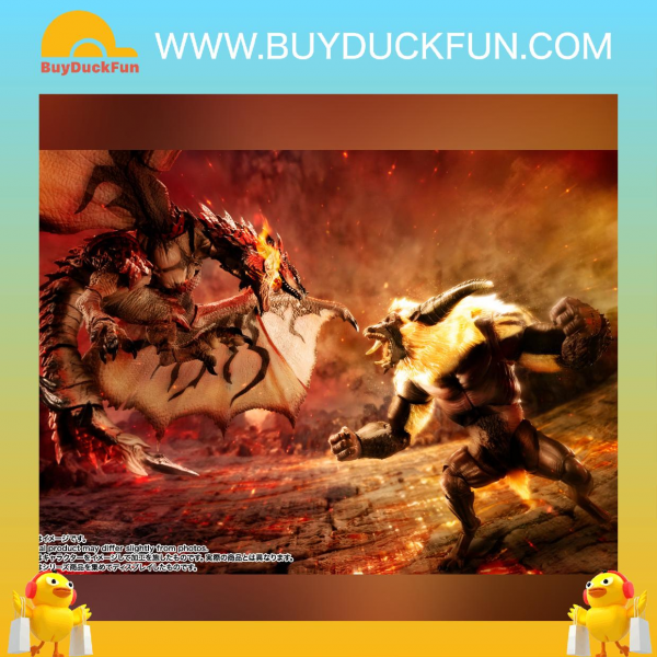 S.H.MonsterArts Monster Hunter FURIOUS RAJANG 激昂金狮子