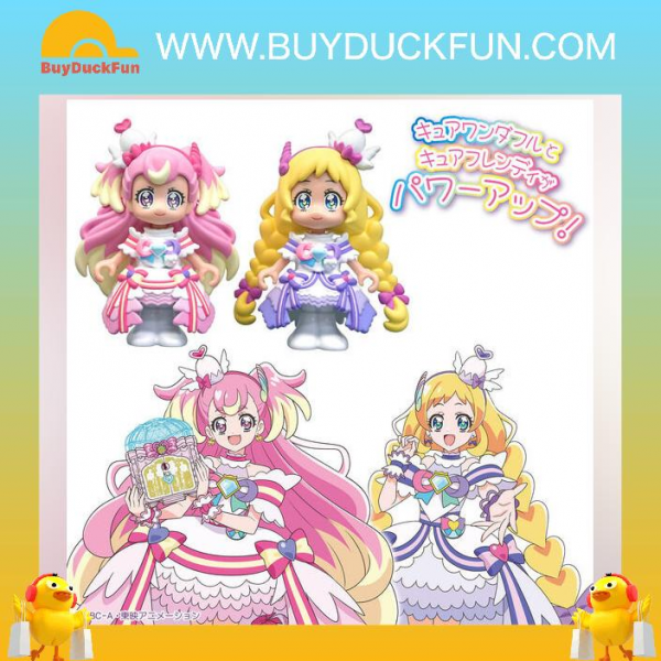 Bandai 美妙寵物 光之美少女-變身膠公仔 （鑽石絲帶城堡版）