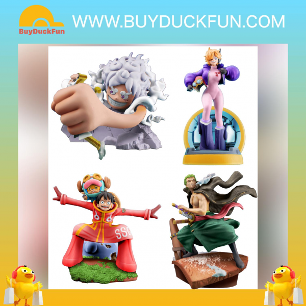 Megahouse Lobgox One Piece [PETITRAMA]《海賊王》蛋頭島 套裝 (4pcs)