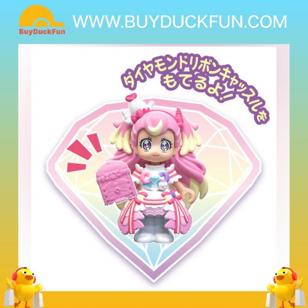Bandai 美妙寵物 光之美少女-變身膠公仔 （鑽石絲帶城堡版）