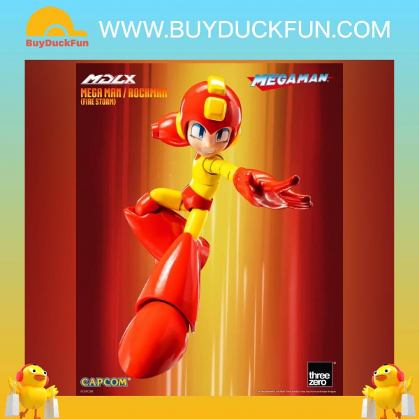 ThreeZero MDLX Mega Man (Firestorm) 洛克人（火焰風暴）