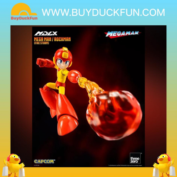 ThreeZero MDLX Mega Man (Firestorm) 洛克人（火焰風暴）