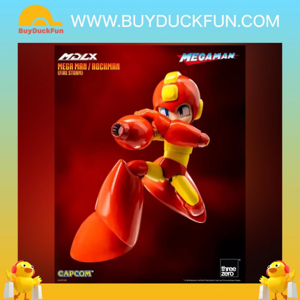 ThreeZero MDLX Mega Man (Firestorm) 洛克人（火焰風暴）
