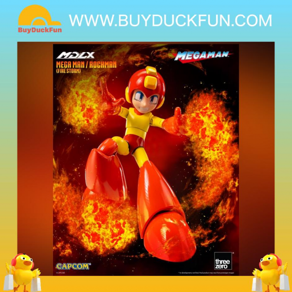 ThreeZero MDLX Mega Man (Firestorm) 洛克人（火焰風暴）