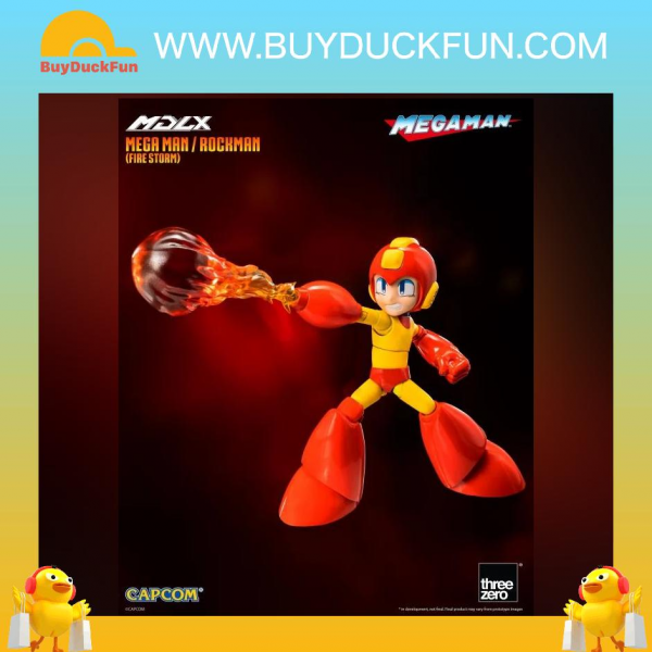 ThreeZero MDLX Mega Man (Firestorm) 洛克人（火焰風暴）