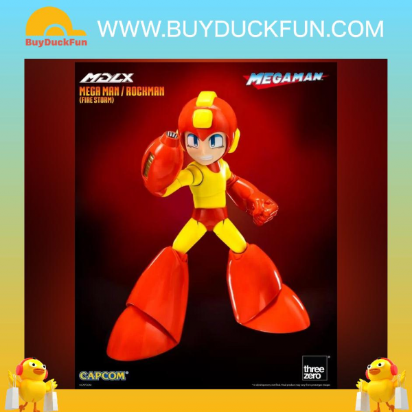 ThreeZero MDLX Mega Man (Firestorm) 洛克人（火焰風暴）