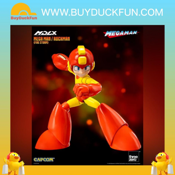 ThreeZero MDLX Mega Man (Firestorm) 洛克人（火焰風暴）