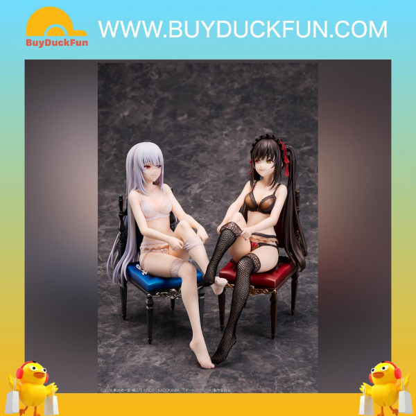 Design COCO Date A Bullet Tokisaki Kurumi & White Queen 1/7 Scale 時崎狂三&白色女王