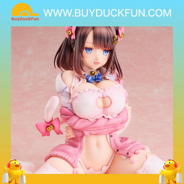 Union Creative KATTO Illustration Ribbon Hairpin-Chan 蝴蝶髮夾少女 Complete Figure