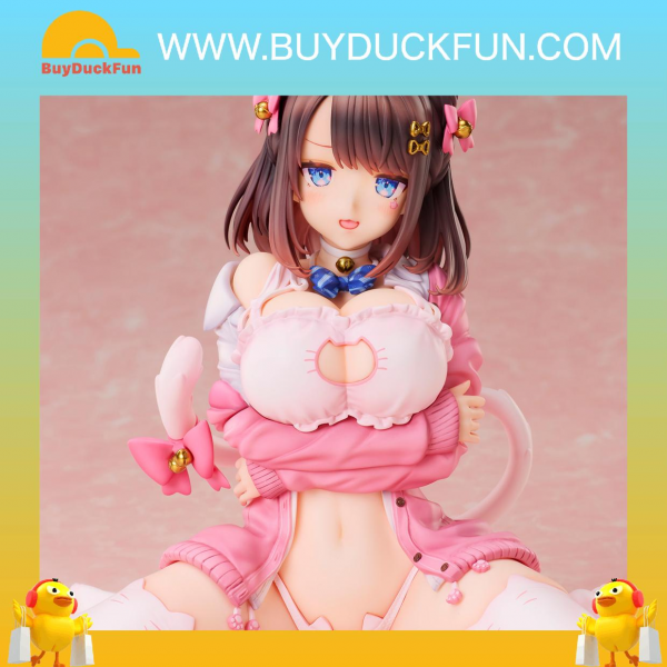 Union Creative KATTO Illustration Ribbon Hairpin-Chan 蝴蝶髮夾少女 Complete Figure