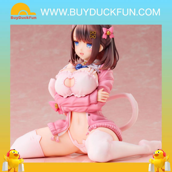 Union Creative KATTO Illustration Ribbon Hairpin-Chan 蝴蝶髮夾少女 Complete Figure