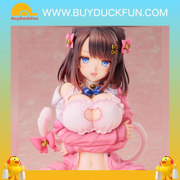 Union Creative KATTO Illustration Ribbon Hairpin-Chan 蝴蝶髮夾少女 Complete Figure
