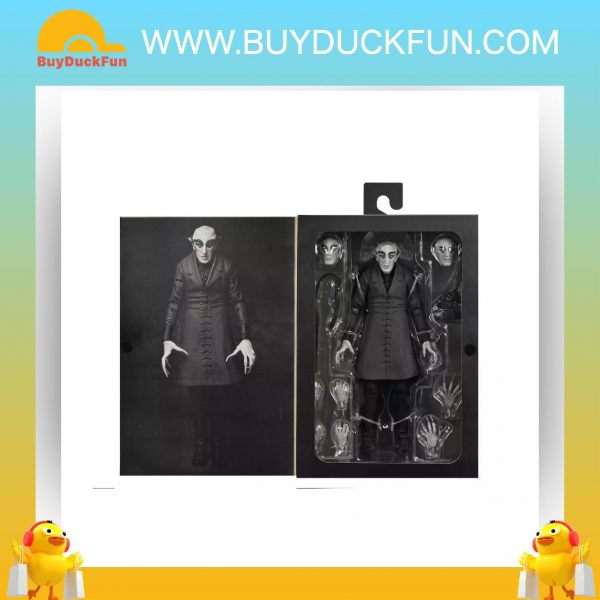 Neca Nosferatu- 7” Scale Action Figure - Ultimate Count Orlok (B&W)