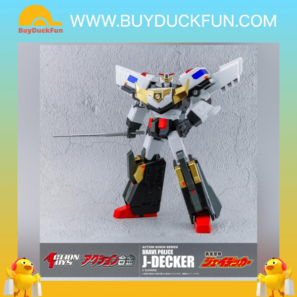 ACTION TOYS Action Gokin The Brave Police J-DeckerAction 合金 勇者警察 J-Decker