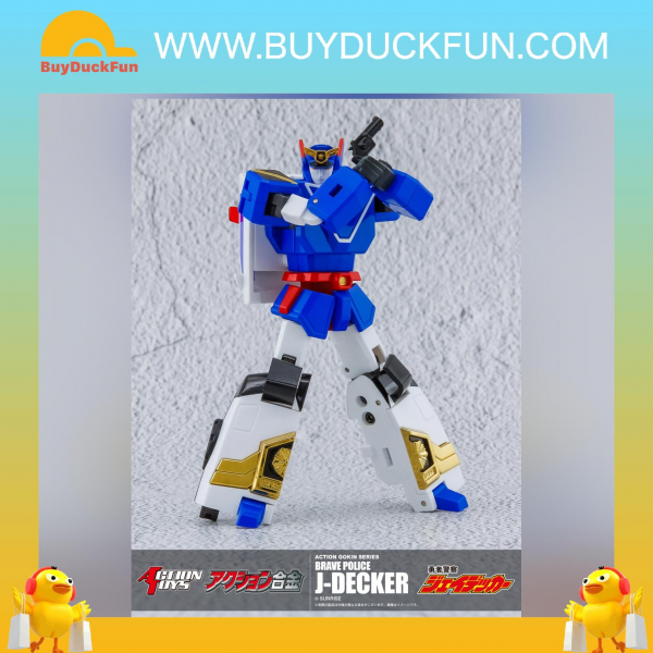 ACTION TOYS Action Gokin The Brave Police J-DeckerAction 合金 勇者警察 J-Decker