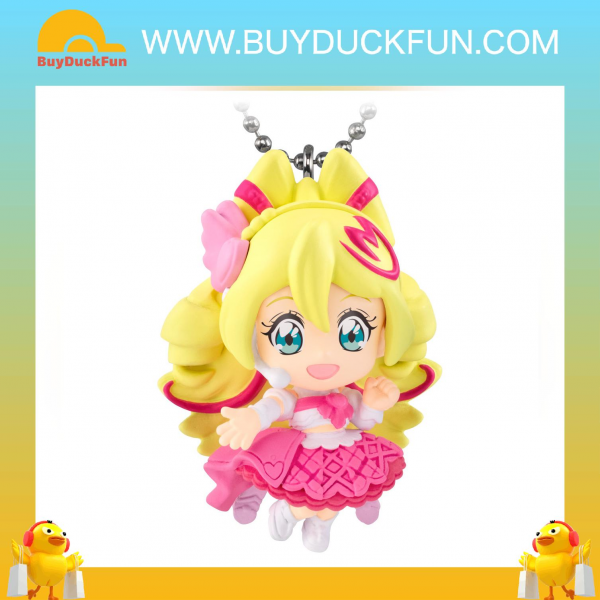 Bandai Candy Toy W/O GUM 你和偶像 光之美少女 橡膠公仔吊飾 【10隻/盒】