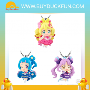 Bandai Candy Toy W/O GUM 你和偶像 光之美少女 橡膠公仔吊飾 【10隻/盒】