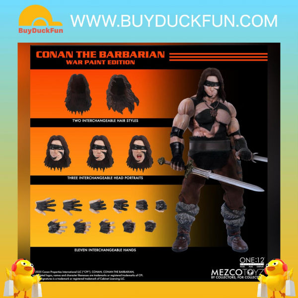 Mezco Toyz One:12 Collective Conan the Barbarian (1982) – War Paint Edition