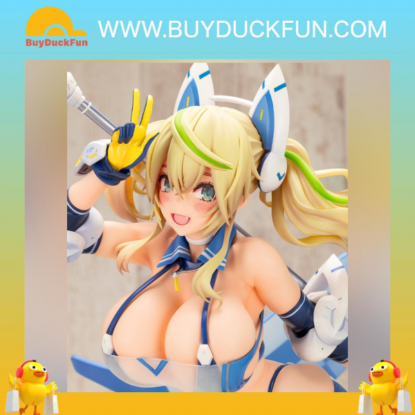 Kotobukiya 1/6 Pre-Painted PVC Statue 夢幻之星Online2es 清夏的潔涅 暑假Ver.