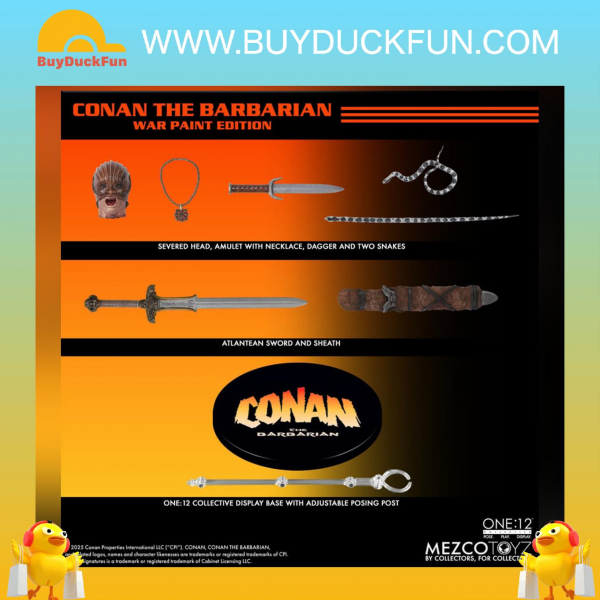 Mezco Toyz One:12 Collective Conan the Barbarian (1982) – War Paint Edition