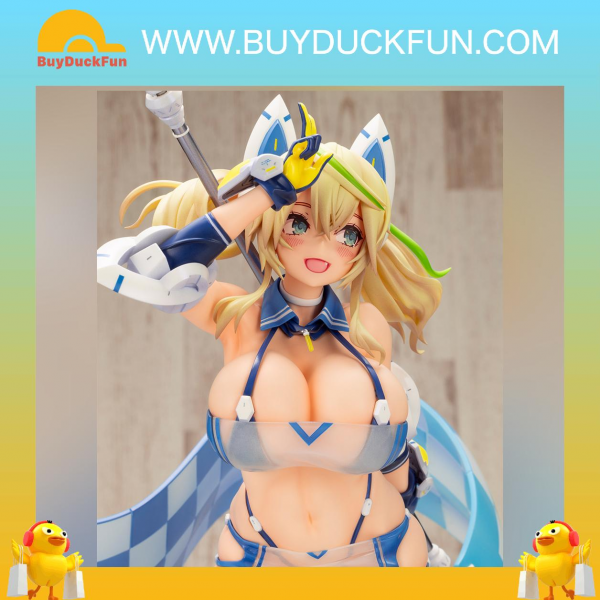 Kotobukiya 1/6 Pre-Painted PVC Statue 夢幻之星Online2es 清夏的潔涅 暑假Ver.