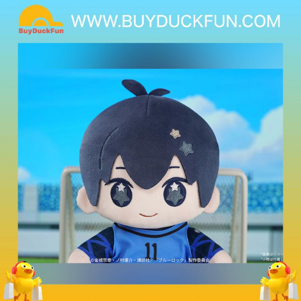 GoodSmile Moment HUGGY DOLL: Blue Lock Plush Toy - Yoichi Isagi 玩偶 潔世一