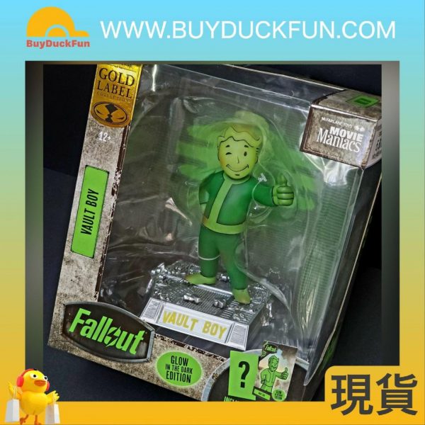 McFarlane MOVIE MANIACS 6IN POSED - FALLOUT - VAULT BOY (GITD)(GOLD LABEL)