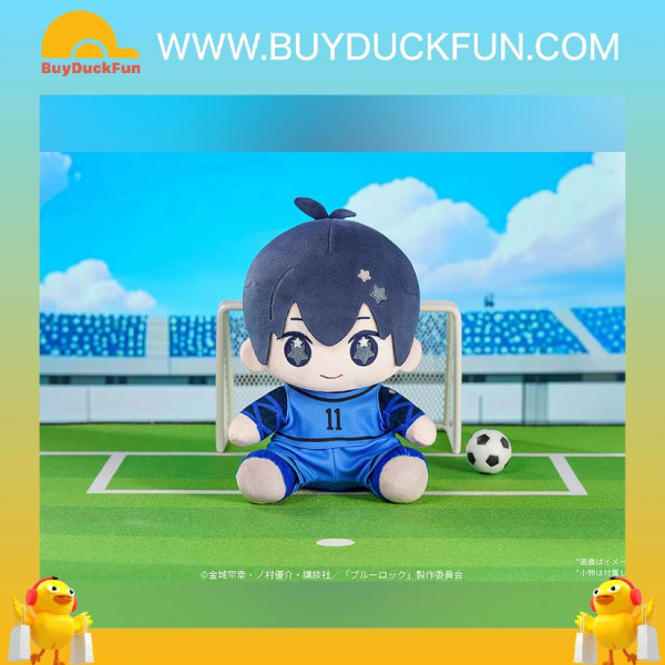 GoodSmile Moment HUGGY DOLL: Blue Lock Plush Toy - Yoichi Isagi 玩偶 潔世一