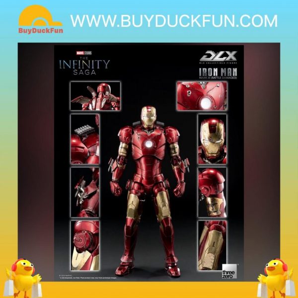Threezero Marvel Studios DLX 鋼鐵俠Mark 3 （戰損版）