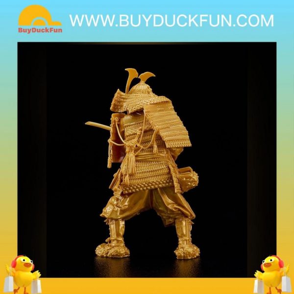 Max Factory PLAMAX 1/12 鎌倉時代的盔甲武士 黃金之裝 Gold Color Edition - Image 2
