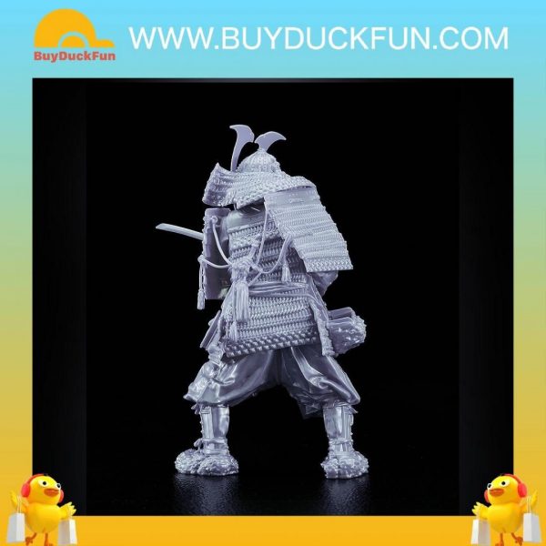 Max Factory PLAMAX 1/12 鎌倉時代的盔甲武士 白銀之裝 Silver Color Edition - Image 2