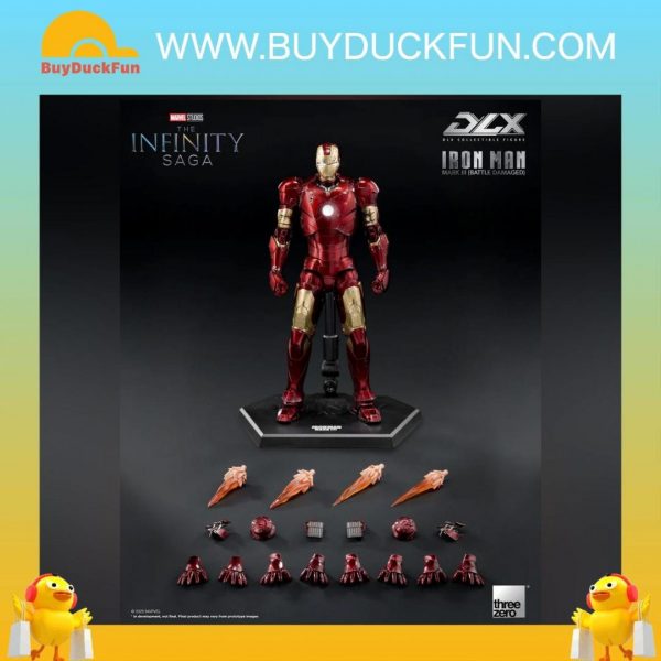 Threezero Marvel Studios DLX 鋼鐵俠Mark 3 （戰損版）