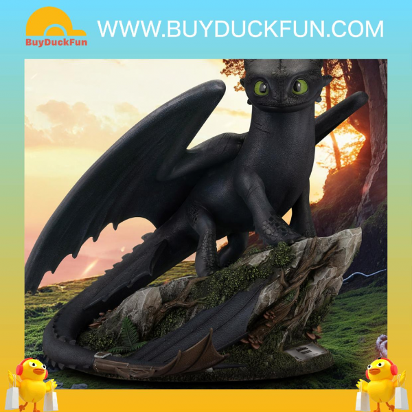 Beast Kingdom How to Train Your Dragon 1 Master Craft Standing Toothless 馴龍記 無牙仔 - Image 2