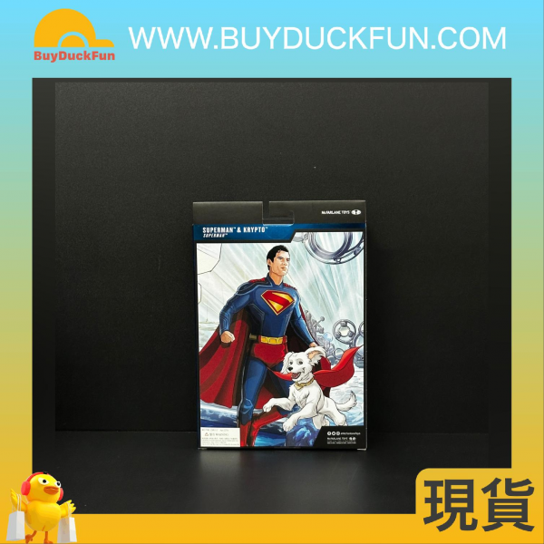 McFarlane DC THEATRICAL DELUXE 7IN WV1 - SUPERMAN WITH KRYPTO THE SUPERDOG (SUPERMAN MOVIE) - Image 2