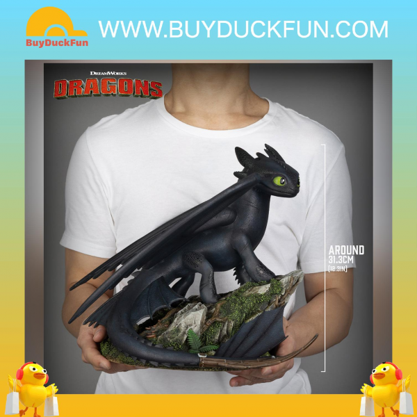 Beast Kingdom How to Train Your Dragon 1 Master Craft Standing Toothless 馴龍記 無牙仔 - Image 4