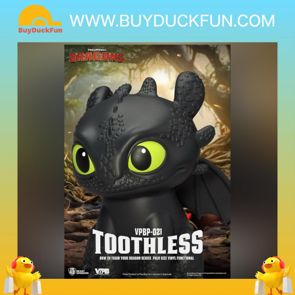 Beast Kingdom How to Train Your Dragon Series Palm Size Vinyl Functional Figurine - Toothless 馴龍記 無牙仔錢罌 - Image 4