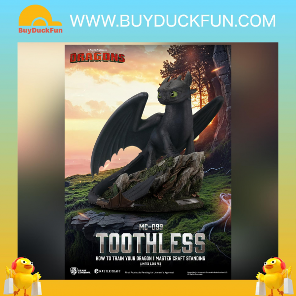 Beast Kingdom How to Train Your Dragon 1 Master Craft Standing Toothless 馴龍記 無牙仔