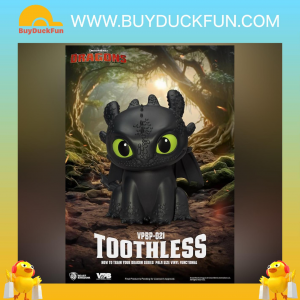 Beast Kingdom How to Train Your Dragon Series Palm Size Vinyl Functional Figurine - Toothless 馴龍記 無牙仔錢罌