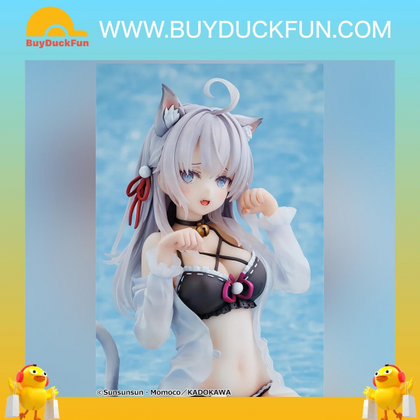 Kadokawa 1/7 Complete Figure 《不時輕聲地以俄語遮羞的鄰座艾莉同學》艾莉 原作版 貓耳Ver. - Image 4
