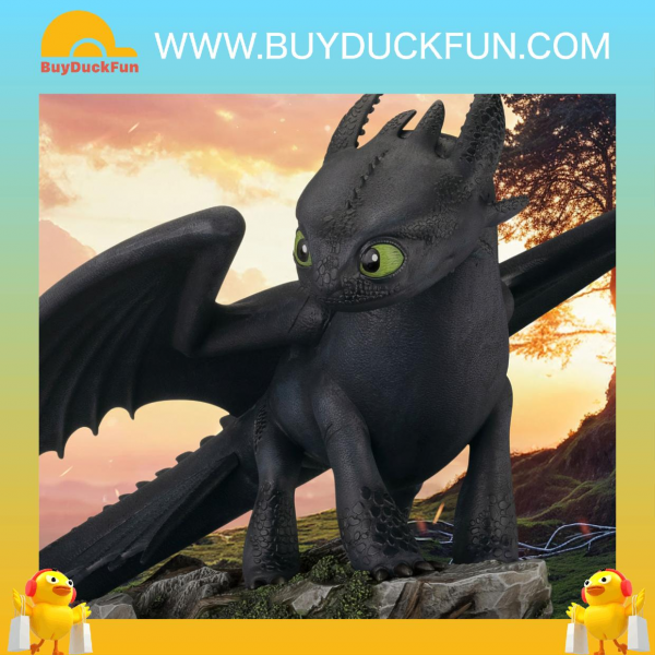 Beast Kingdom How to Train Your Dragon 1 Master Craft Standing Toothless 馴龍記 無牙仔 - Image 3