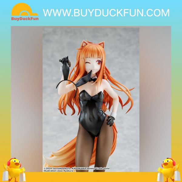 Kadokawa KDcolle Spice and Wolf 1/7 Complete Figure 狼與辛香料 赫蘿 原作版 兔女郎Ver. - Image 4