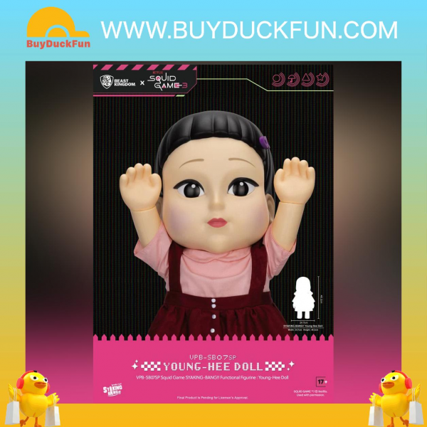 Beast Kingdom (VPB-SB07SP) Squid Game SYAKING-GANG!! Functional Figurine - Young-Hee Doll S3 - Image 4