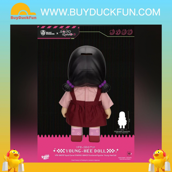 Beast Kingdom (VPB-SB07SP) Squid Game SYAKING-GANG!! Functional Figurine - Young-Hee Doll S3 - Image 3