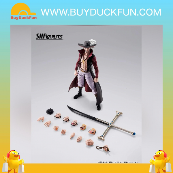 Bandai Tamashii Nations S.H.Figuarts One Piece DRACULE MIHAWK -HAWK-EYE- [SHF] 朱洛基爾·米霍克 -鷹眼- - Image 7